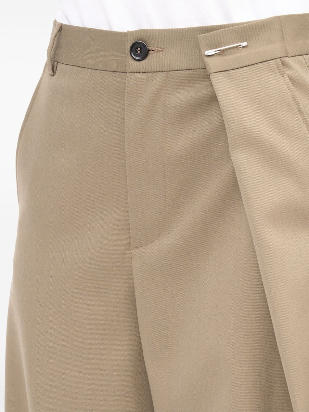 tailored wide-leg trousers - 7