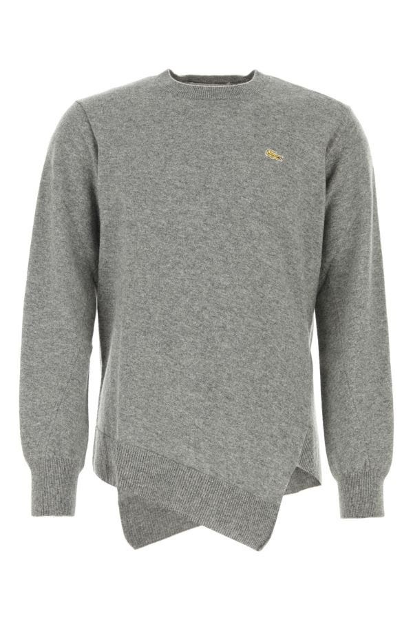 Grey wool sweater - 1