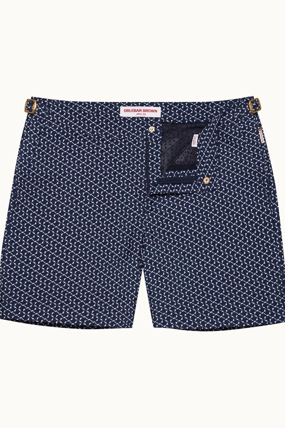 Bulldog Jacquard Origami Shorts Night Iris - 1