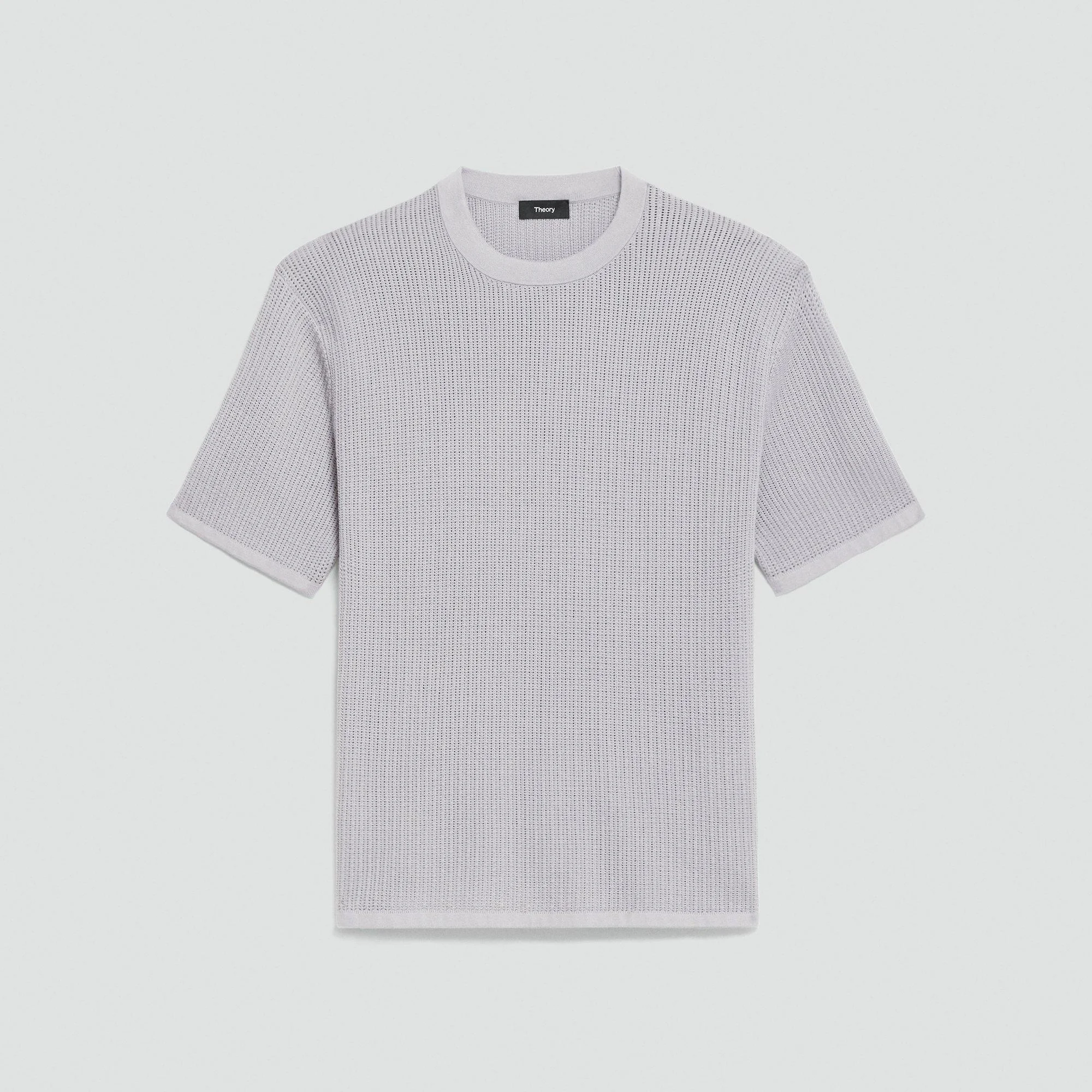 Mesh Tee in Cotton - 1