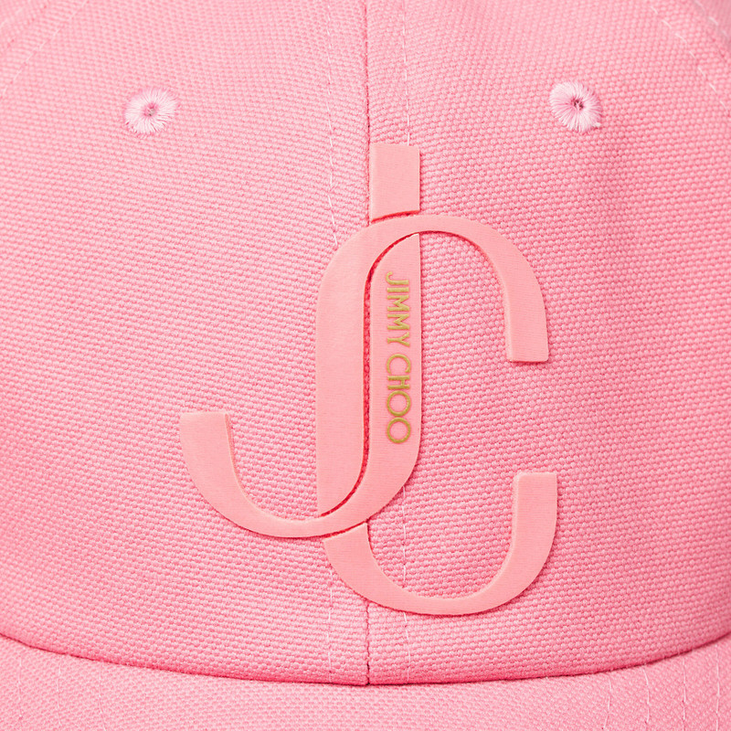 Paxy
Candy Pink Cotton Baseball Cap with Shiny JC Monogram 4