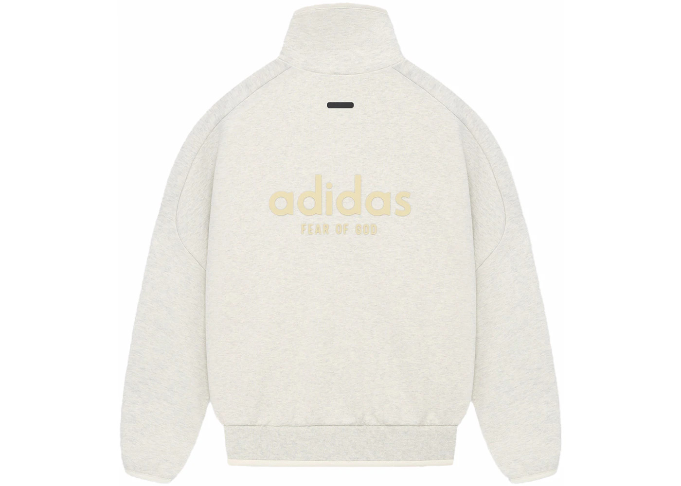 Fear of God Athletics Heavy Fleece Track Jacket Oatmeal Heather - 2