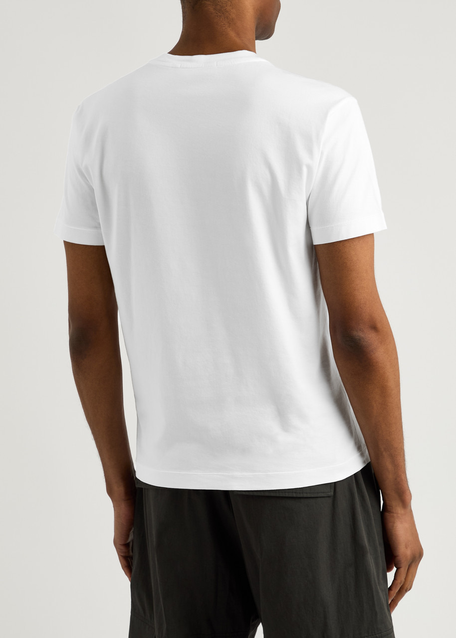 Stone Island Logo Cotton T-shirt - 3
