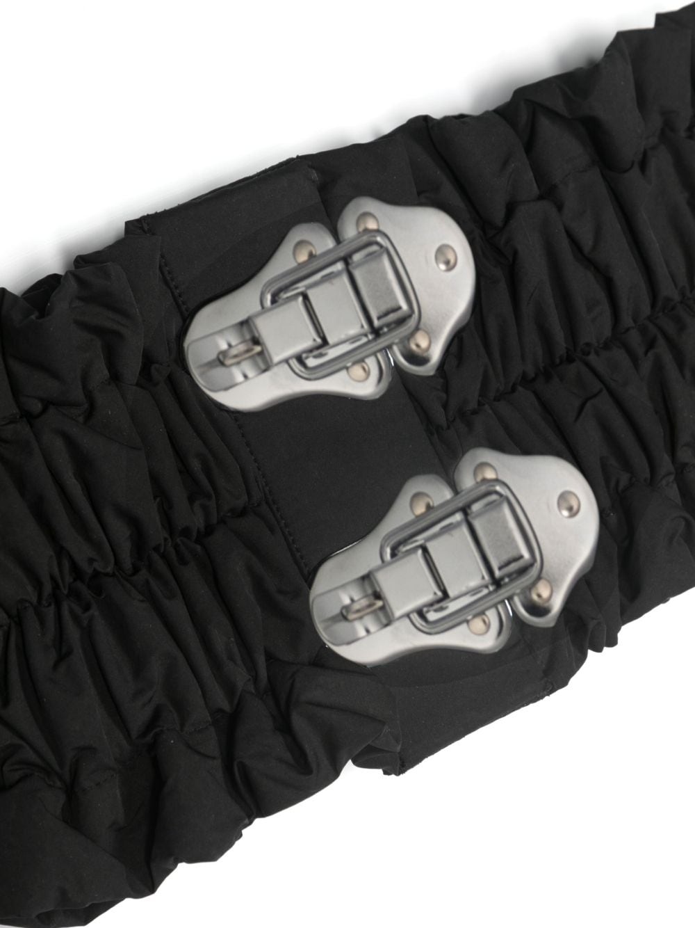 elasticated latch-buckle scarf - 2