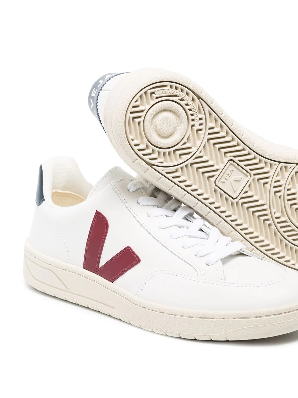 V-12 low-top leather sneakers - 2