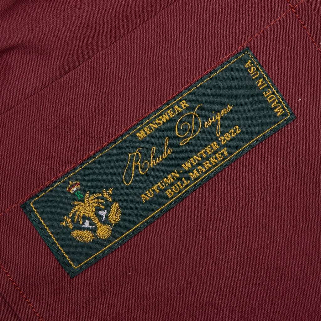 RHUDE WORLD CHAMPIONSHIP PANT - BORDEUX - 4
