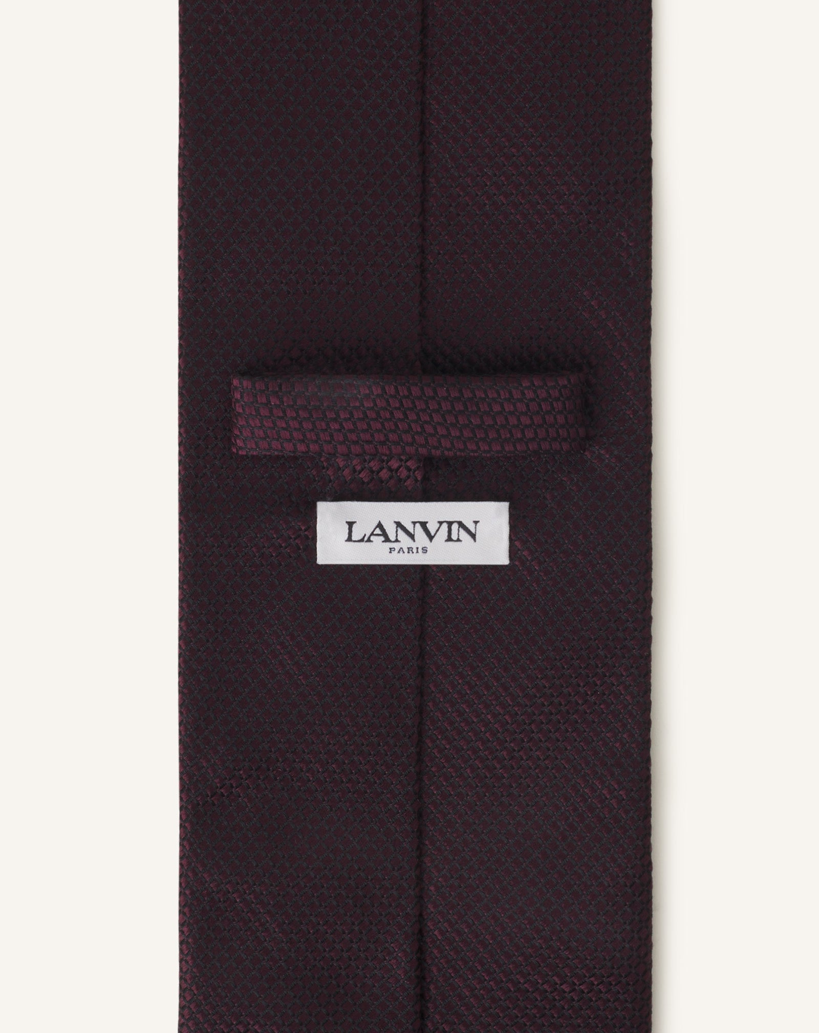 PLAIN SILK PIQUE TIE - 2