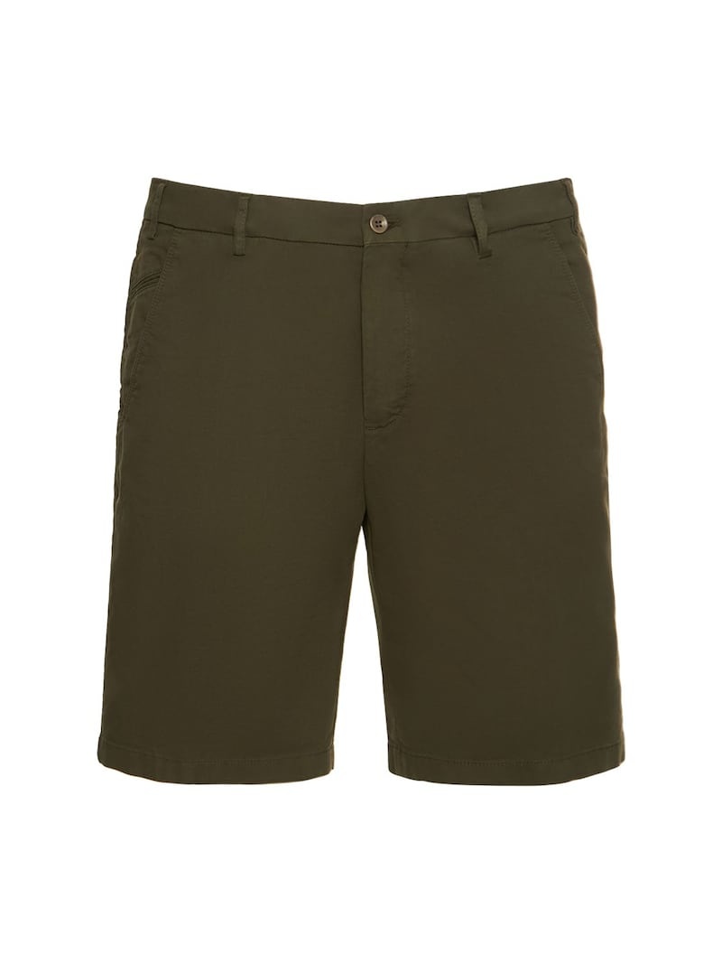 Sport cotton Bermuda deck shorts - 1