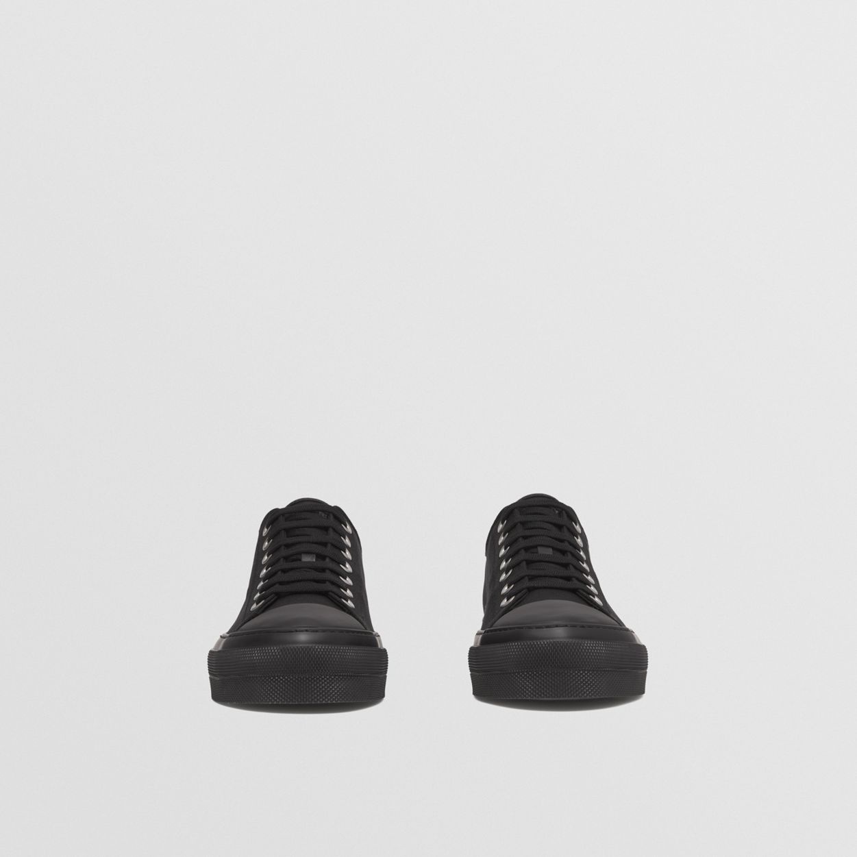 Logo Detail Cotton Sneakers - 4
