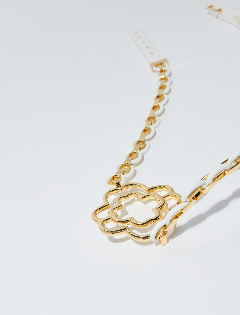 maje Clover fine mix chain belt outlook