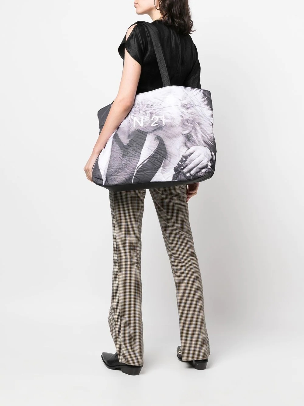 photograph-print tote bag - 2