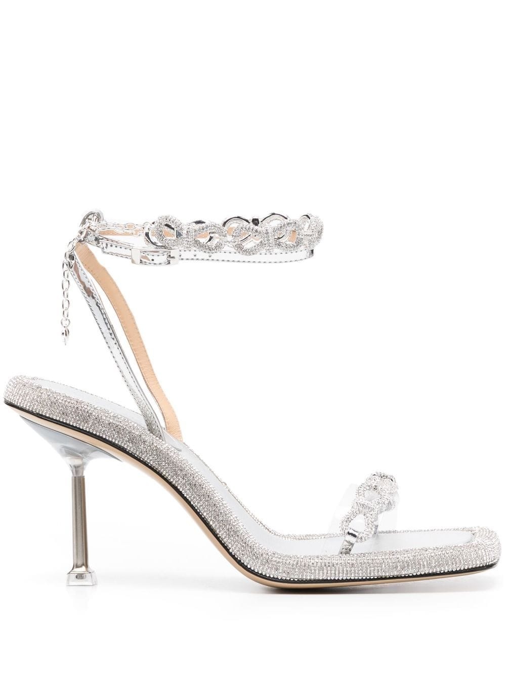 crystal-embellished sandals - 1