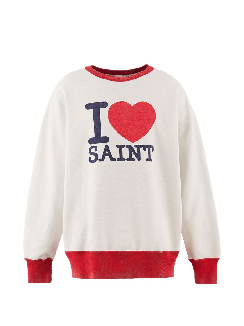 print crew-neck sweater 1