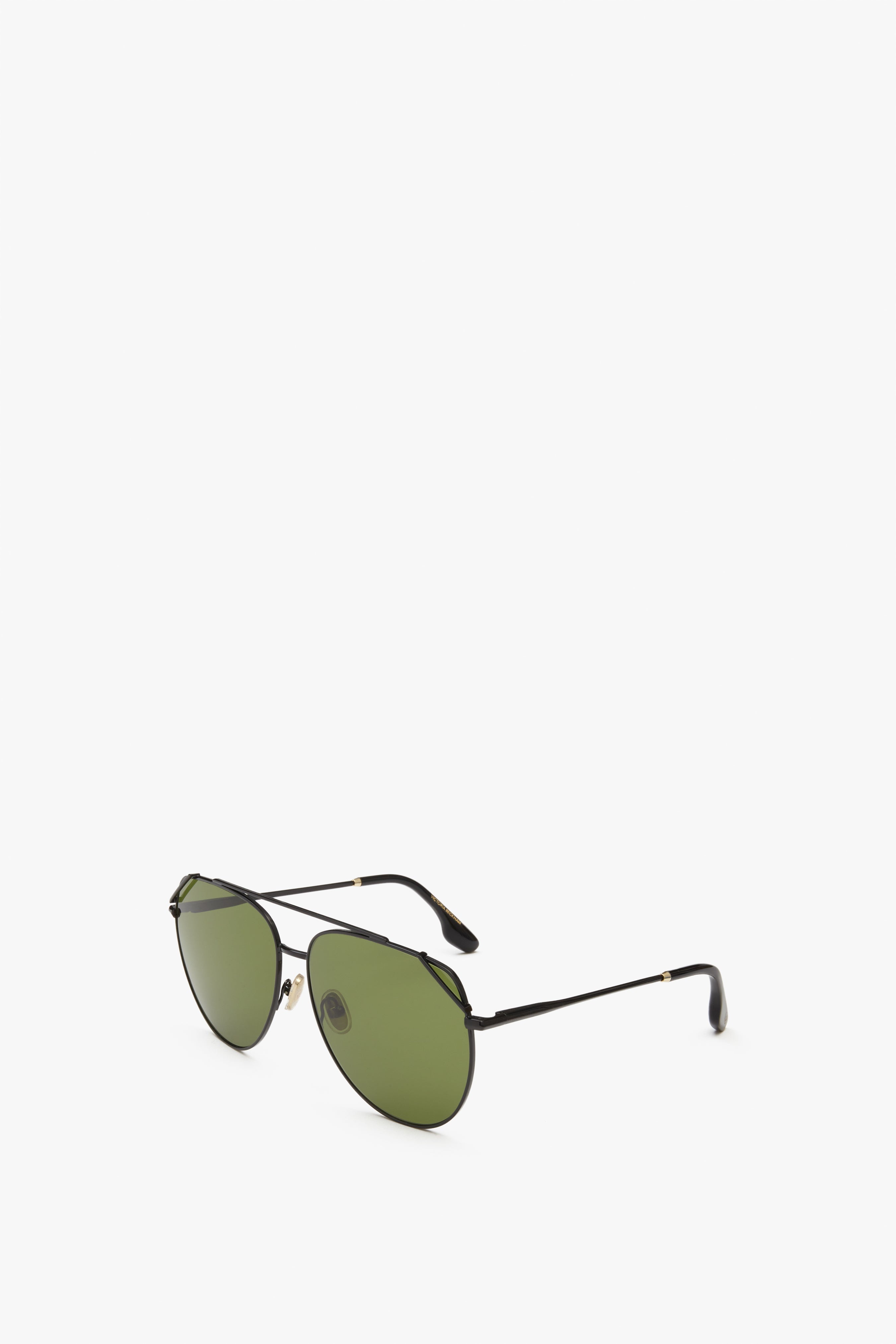 Classic Aviator in Green Black - 2