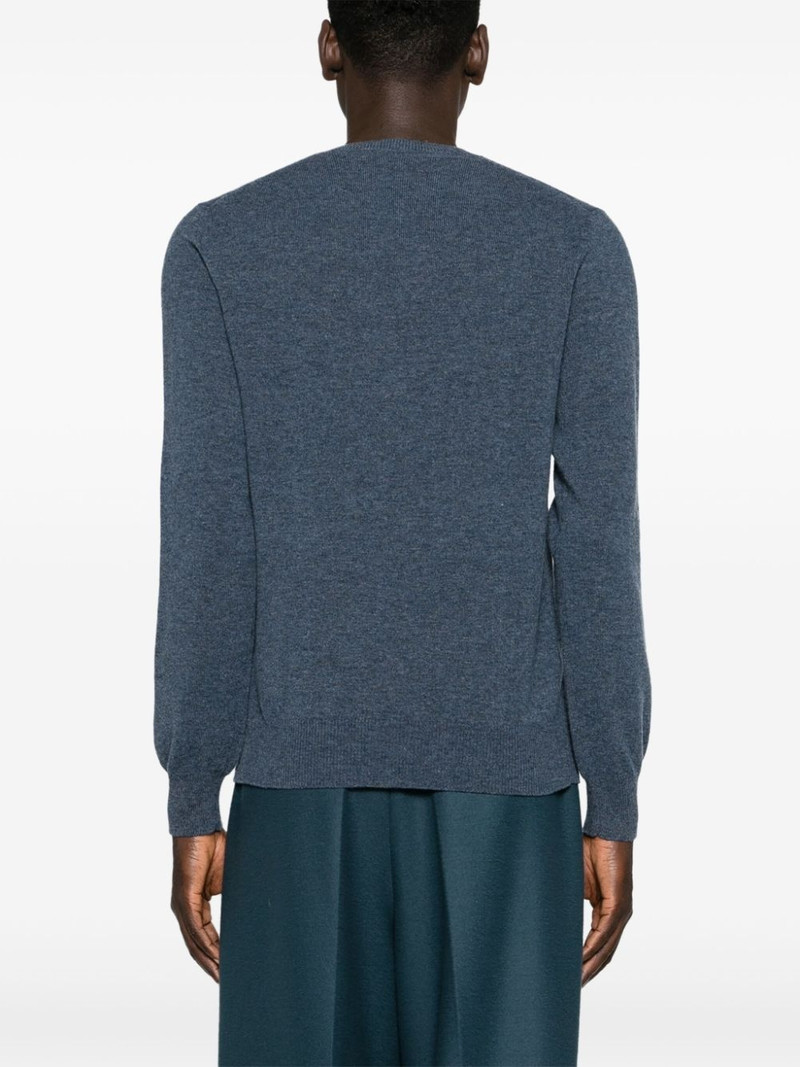 heart-patch wool jumper 5