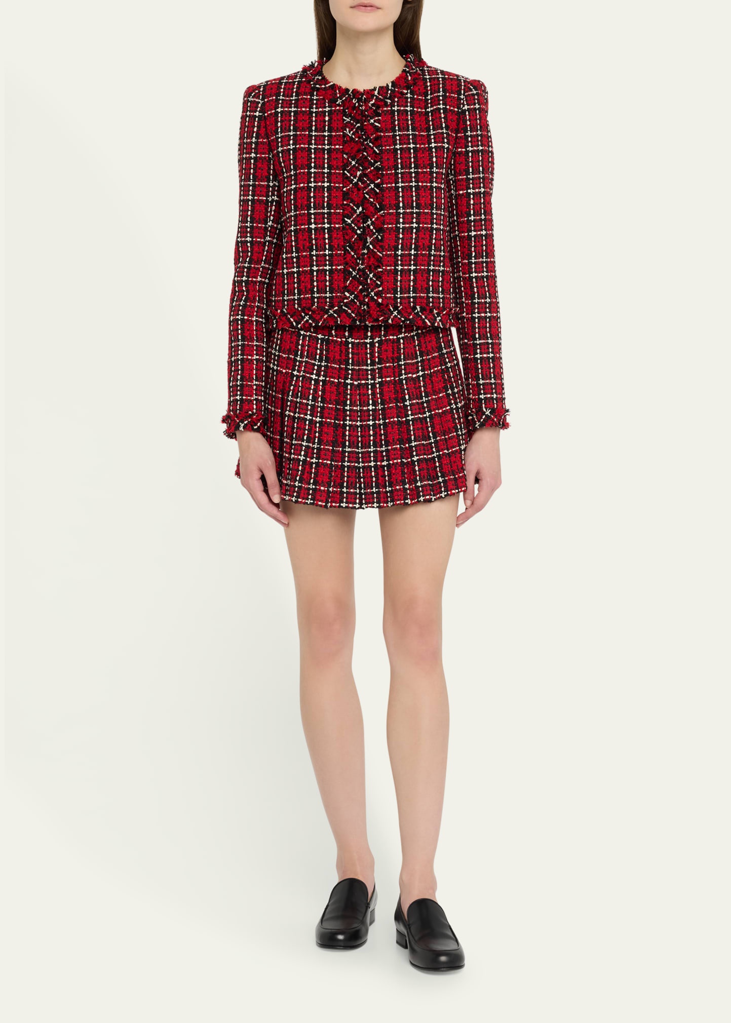 Kidman Plaid Tweed Lady Jacket - 2