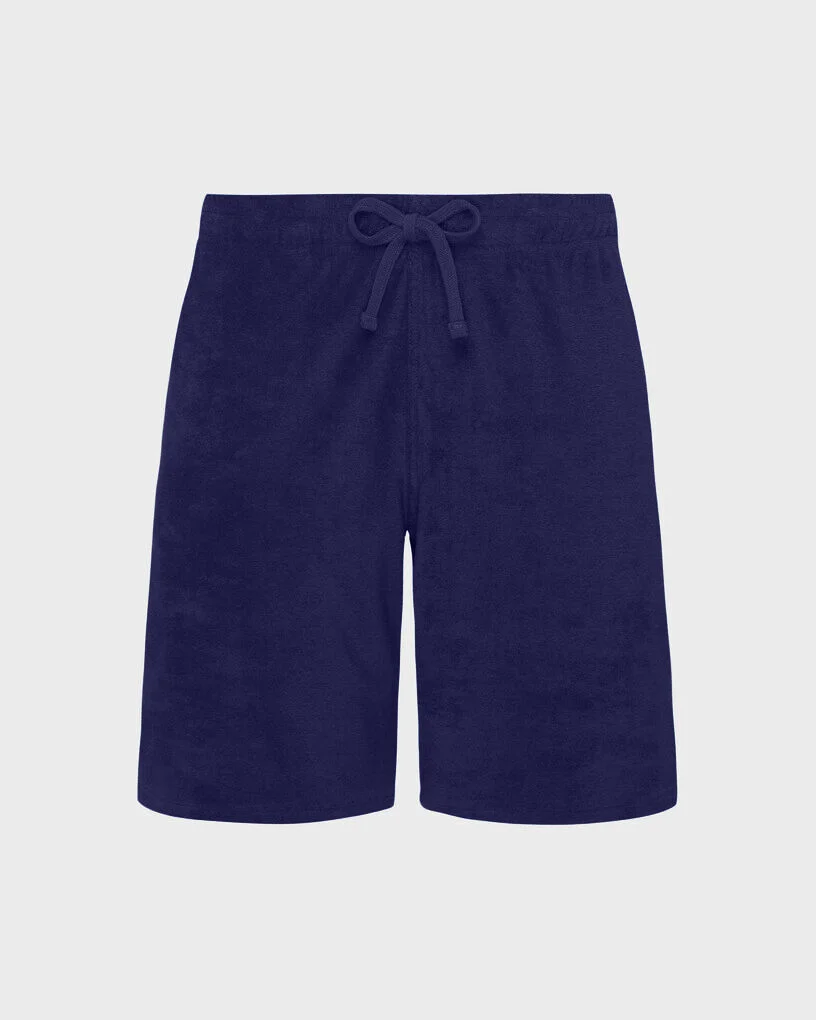 Unisex Terry Bermuda Shorts Solid - 1