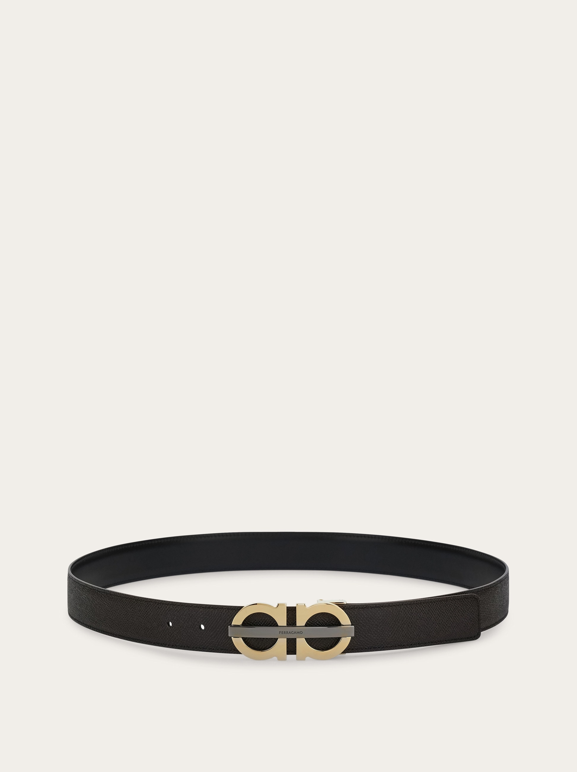 Reversible and adjustable Gancini belt - 3
