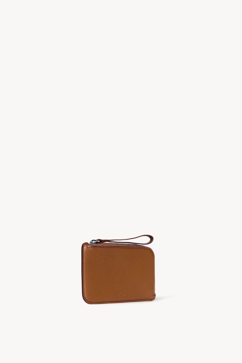 The Row Zipped Wallet in Leather outlook