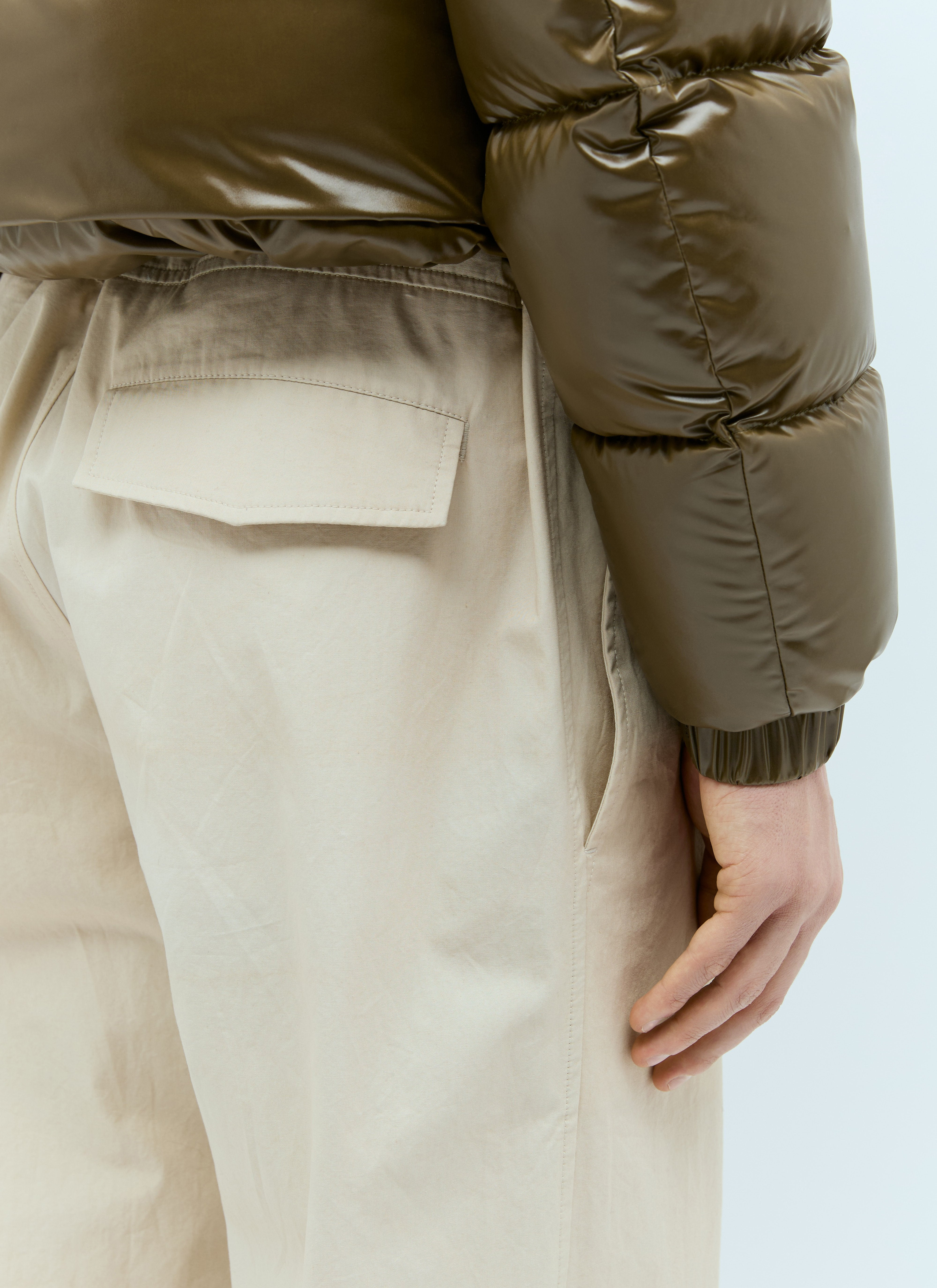 Moncler Men Drawstring Poplin Pants - 6