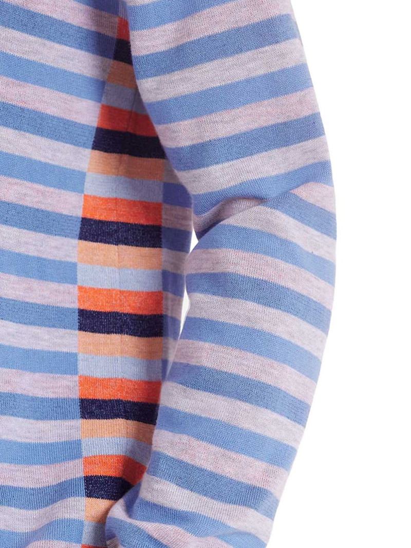 striped crew-neck sweater 4
