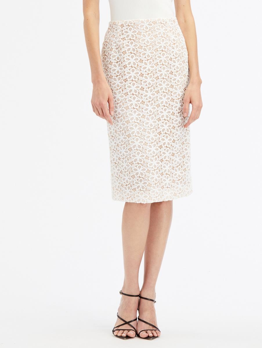 LACE PENCIL SKIRT - 3