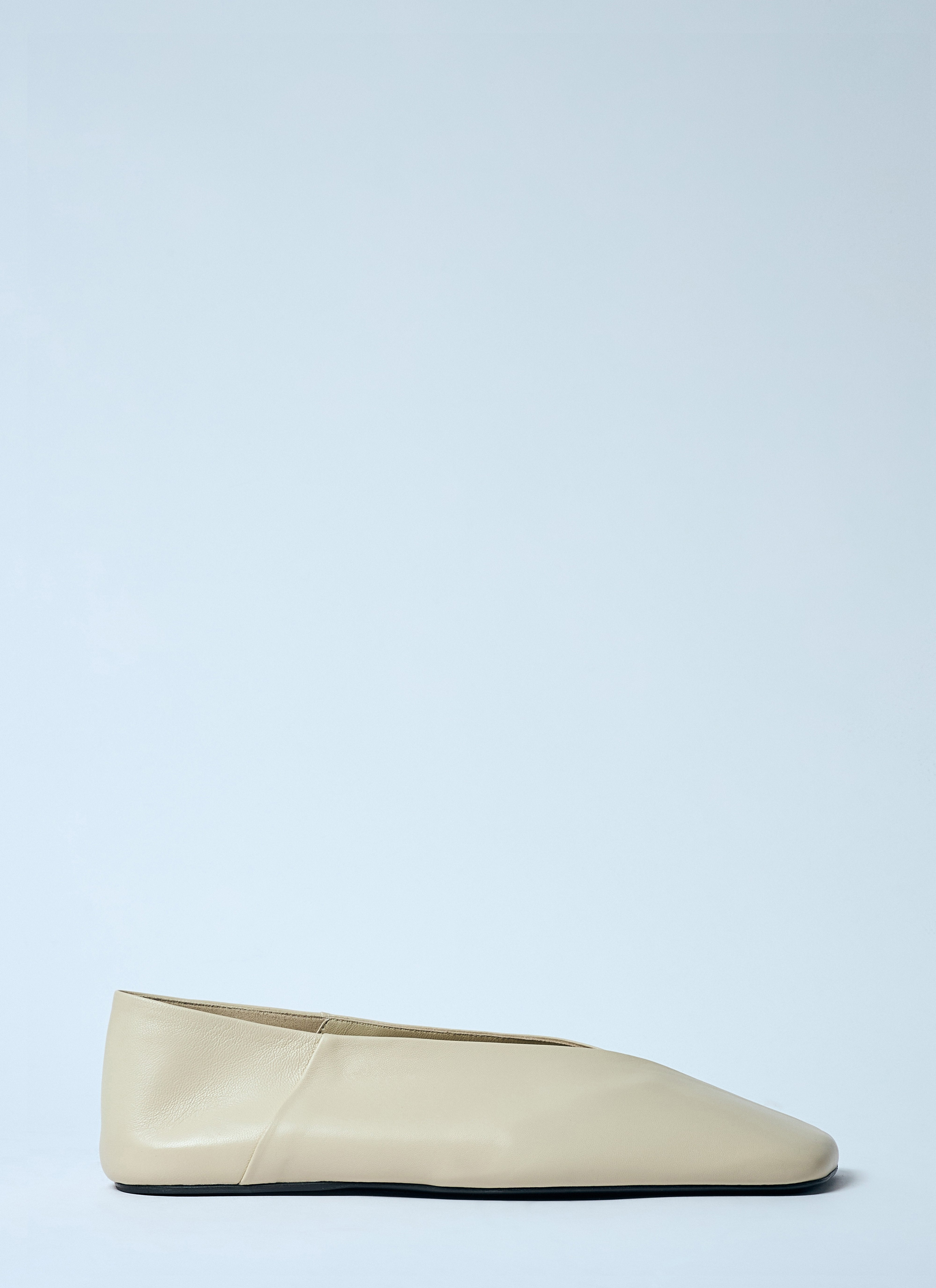 Jil Sander Women Leather Ballerina Flats - 7