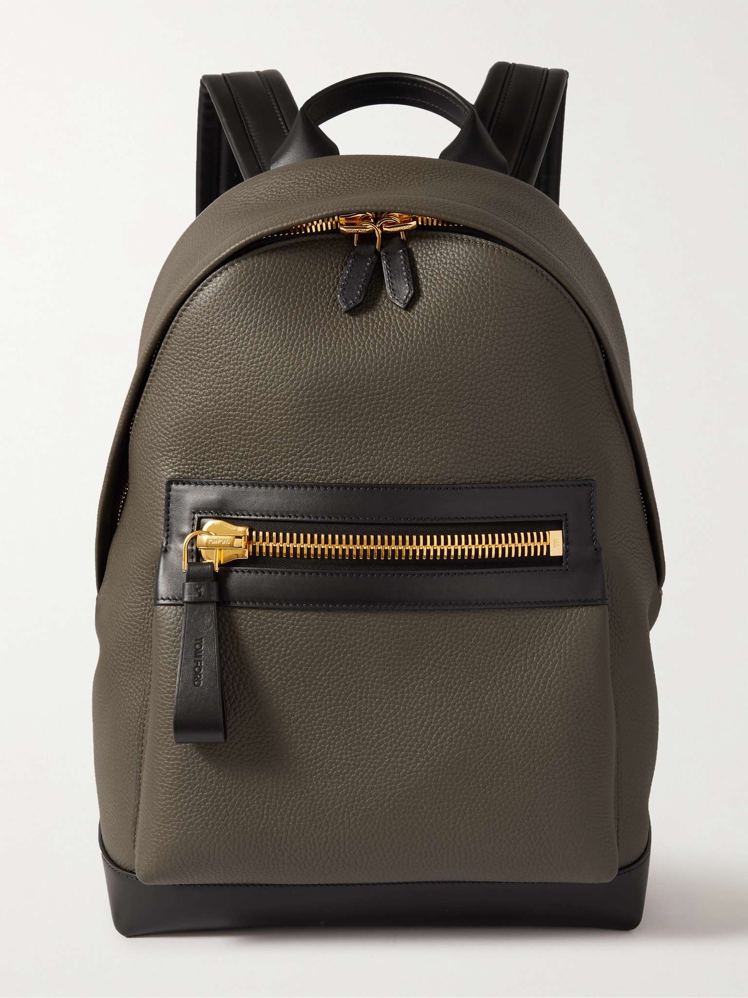 Full-Grain Leather Backpack - 1