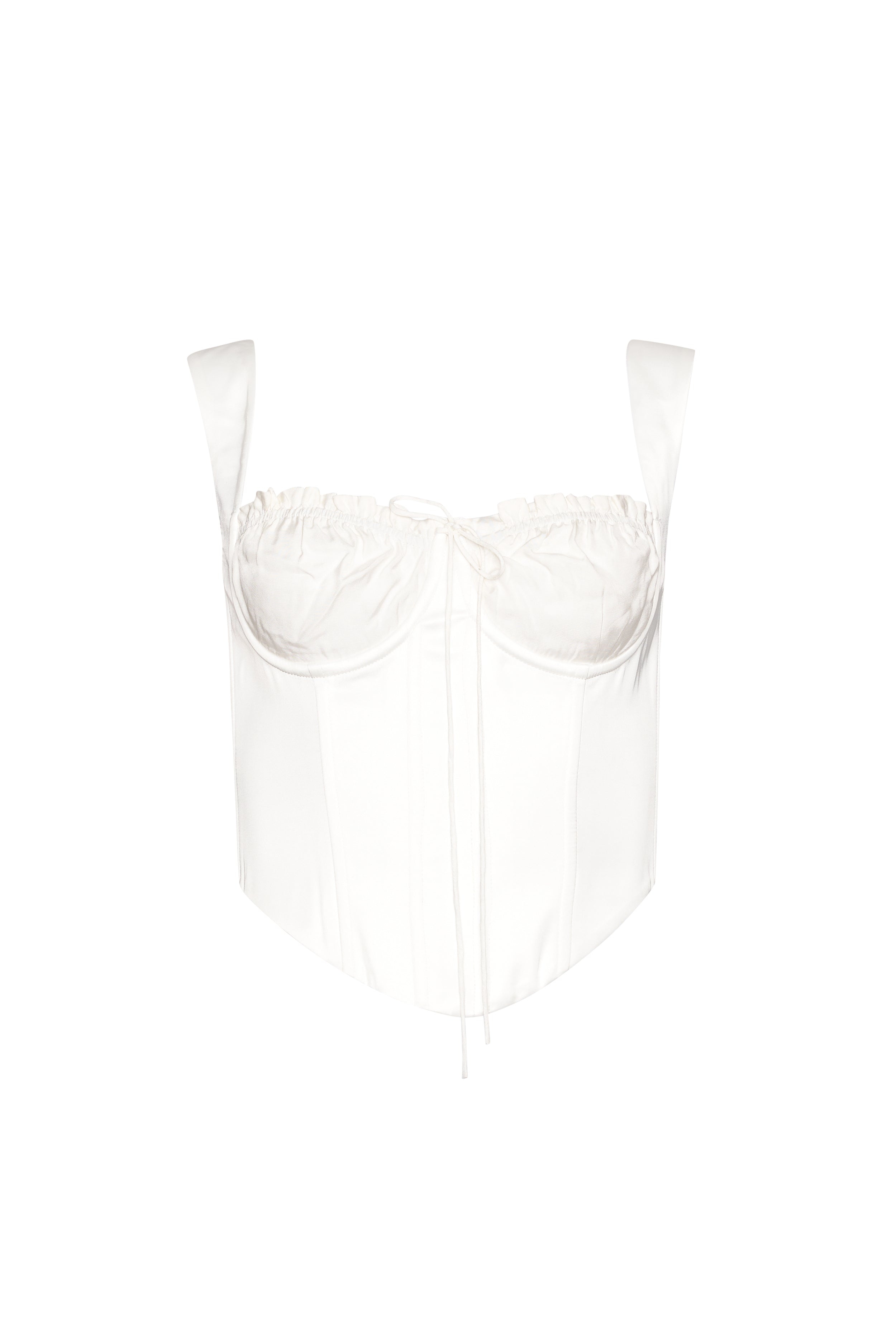 RUCHED CUP BUSTIER TOP - 1