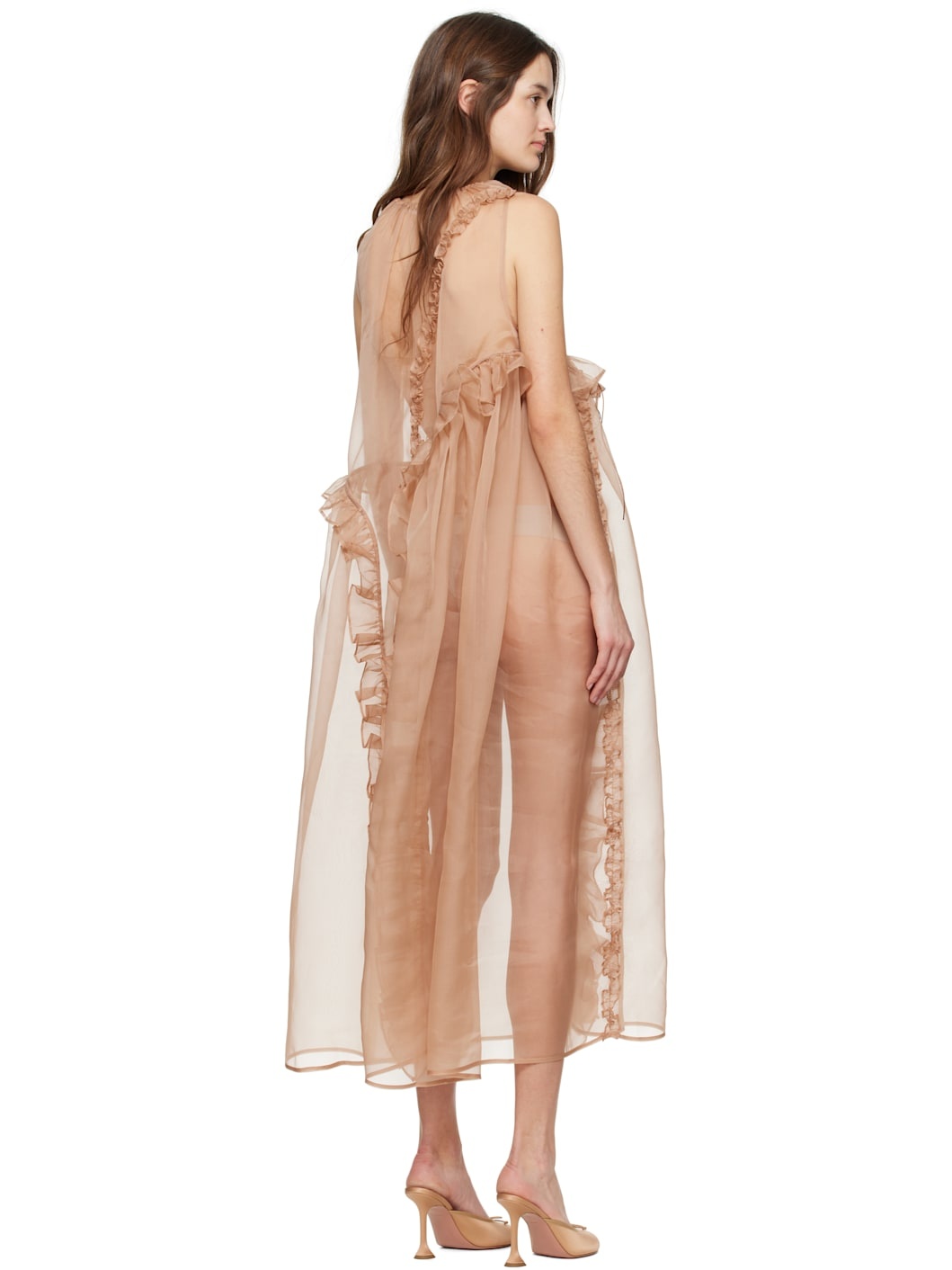 Beige Opal Midi Dress - 3