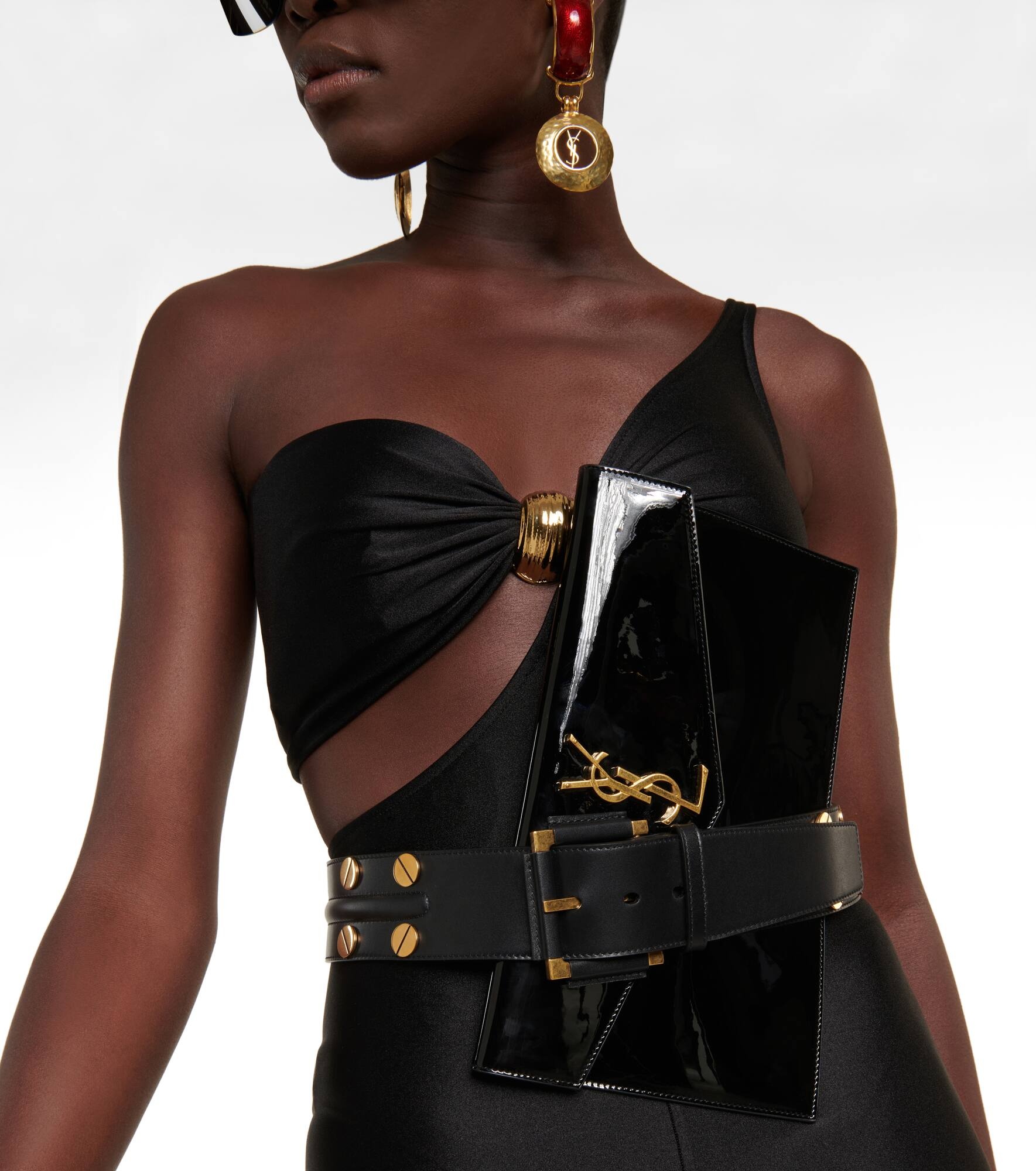 Uptown patent leather clutch - 2