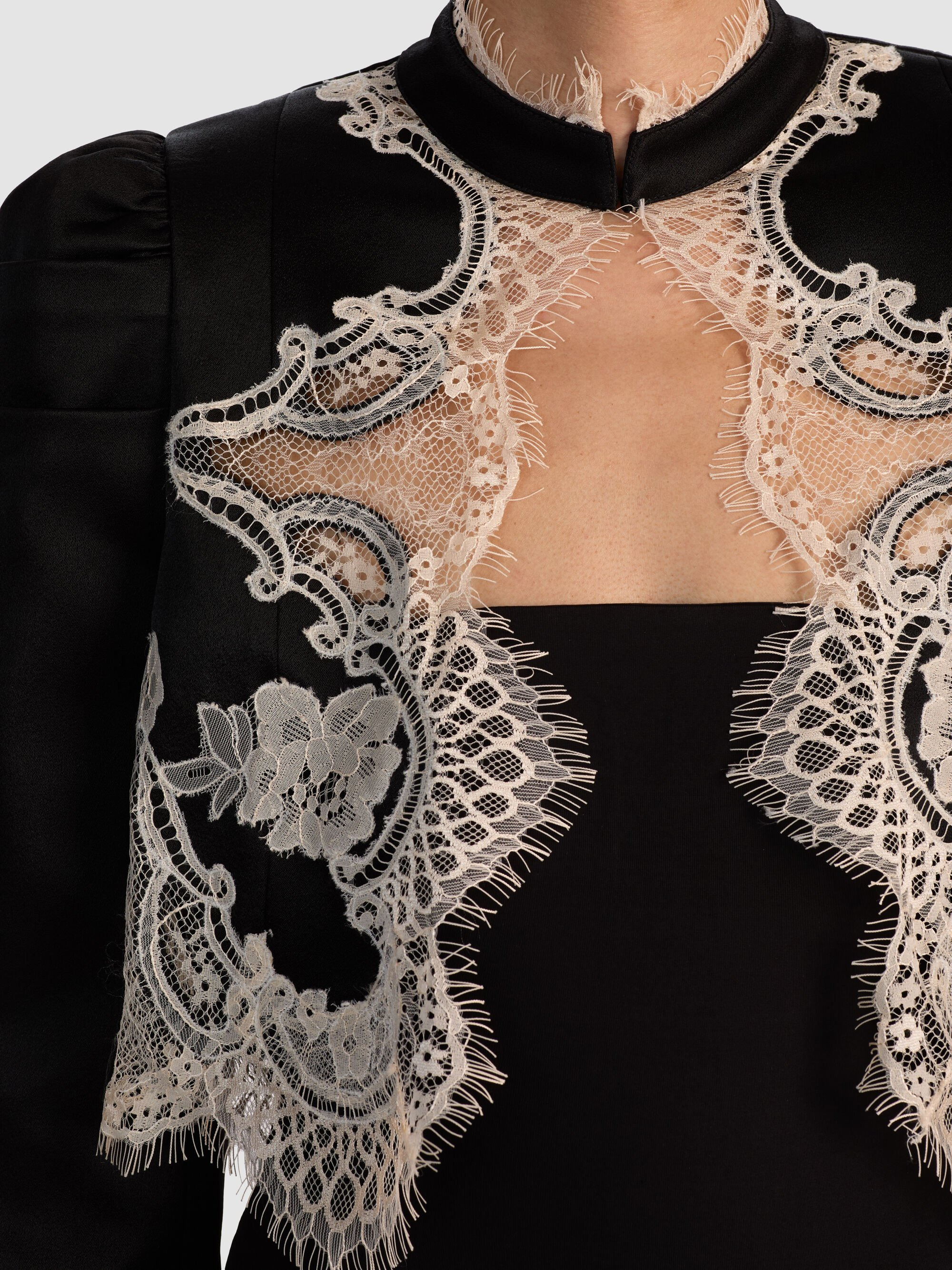 THOMASINA LACE TRIM JACKET - 5