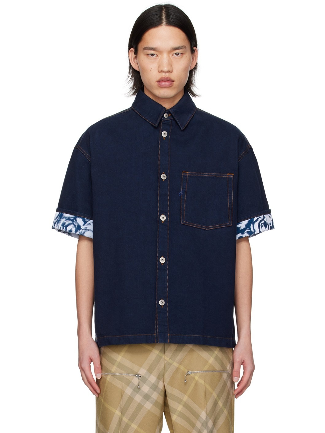 Indigo Heavyweight Denim Shirt - 1