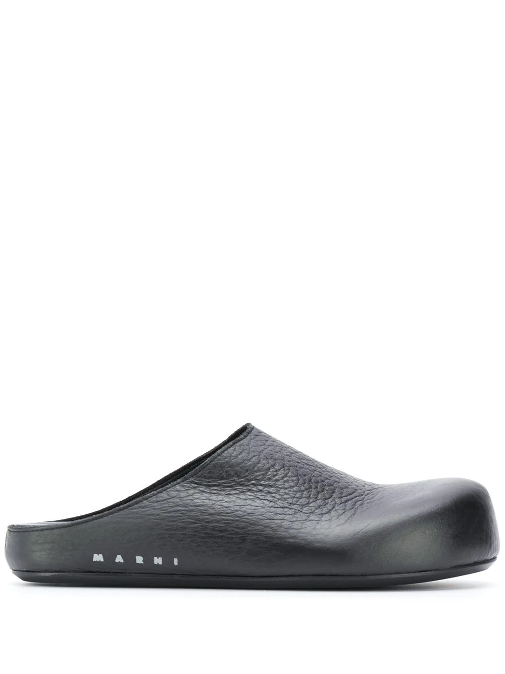 slip-on leather clogs - 1