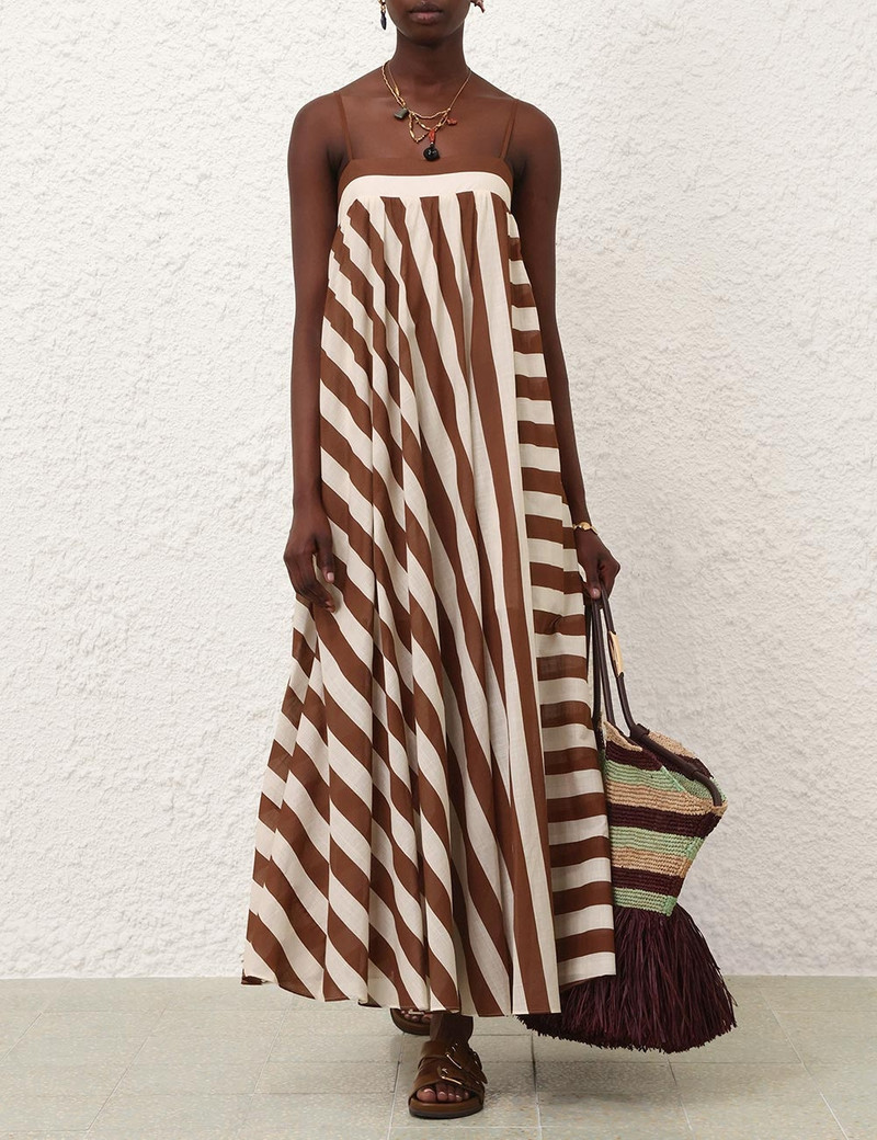 Zimmermann DAYLIGHT STRIPE MAXI DRESS outlook