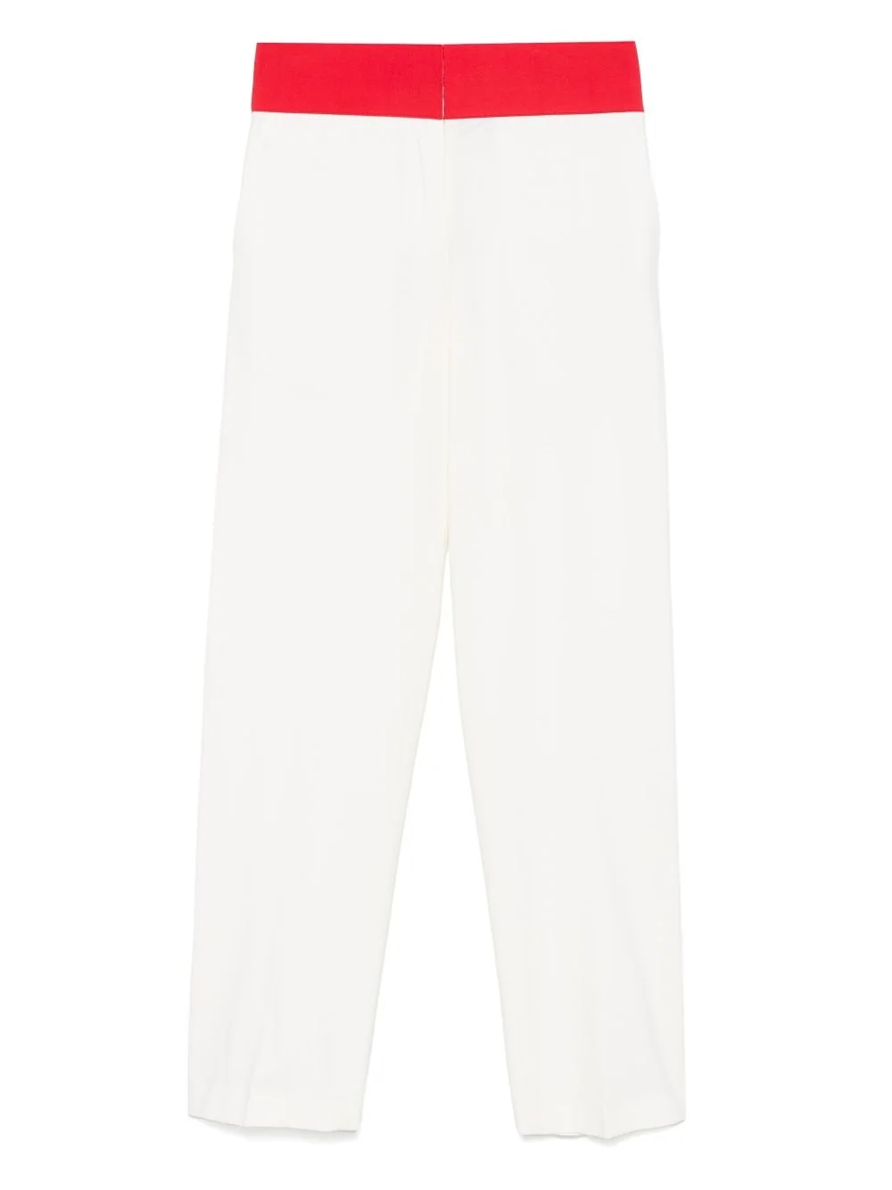 contrast-waistband trousers - 1