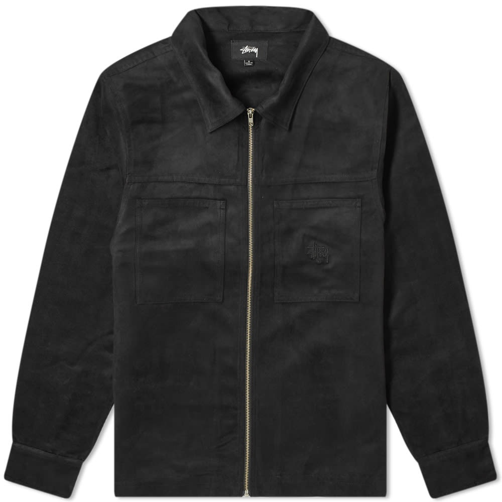 Stussy Micro Suede Work Shirt - 1