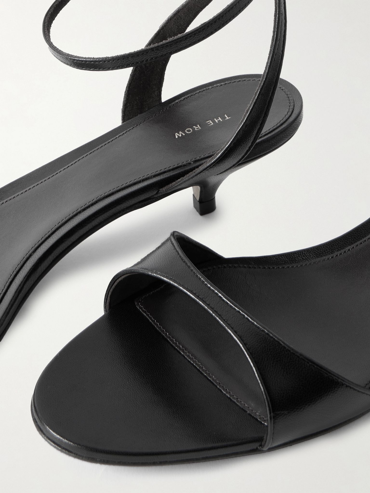 Vika leather sandals Black - 4