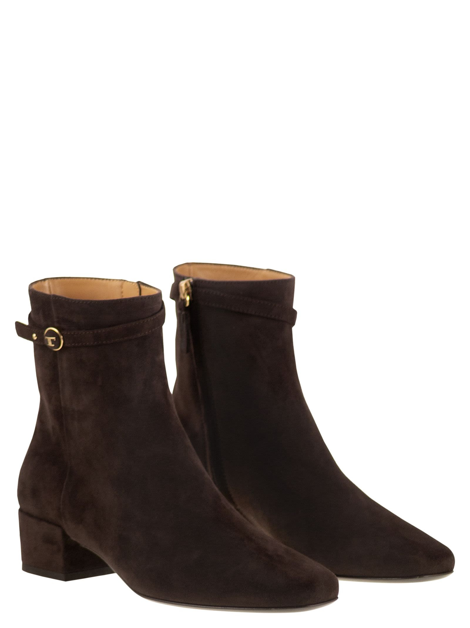 Tod's Women Suede Ankle Boots - 4