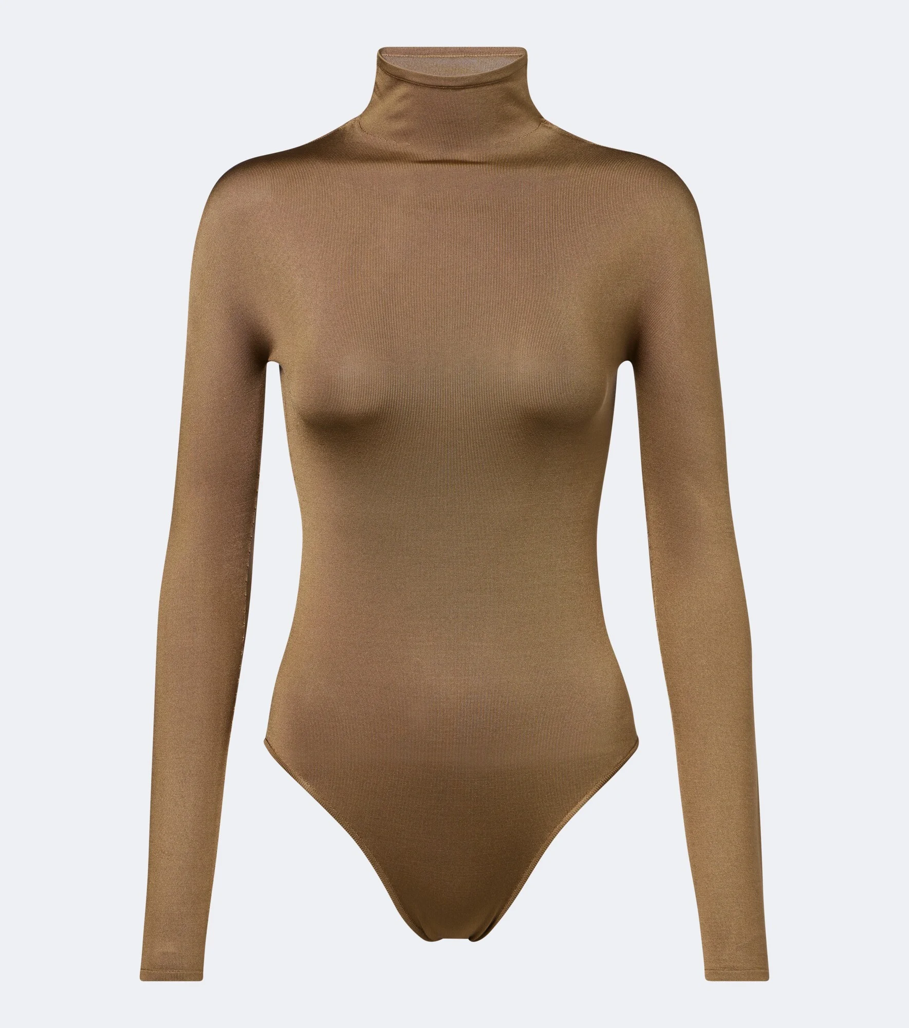Turtleneck silk-blend bodysuit - 1