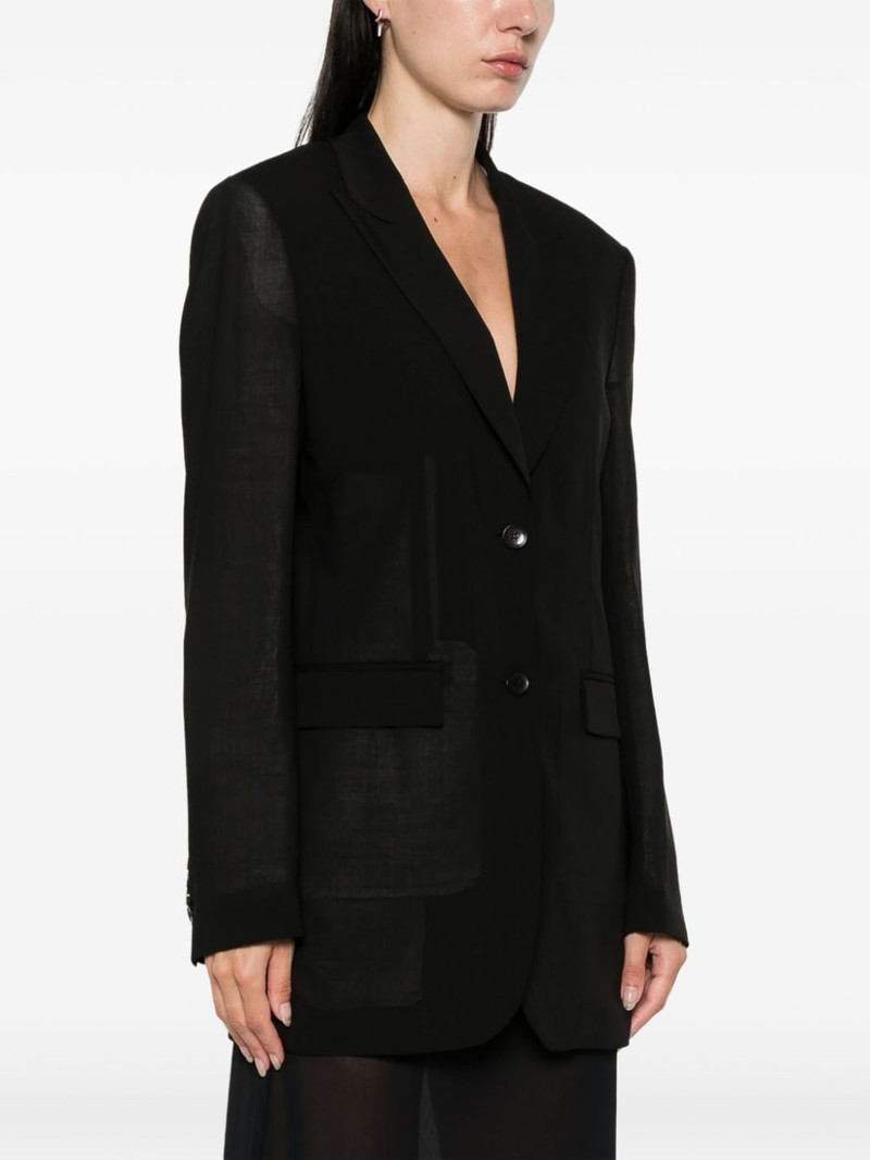 wool single-breasted blazer 3