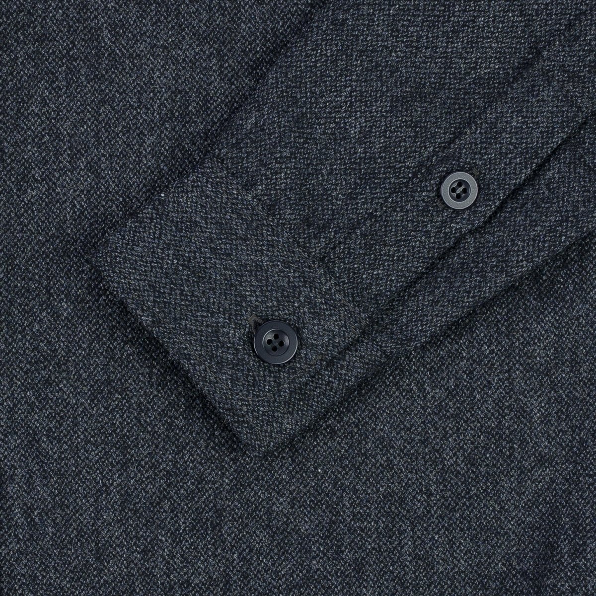 IHDR-434-ABC 14oz Fox Brothers® Arsenic Barleycorn Flannel CPO Shirt - Grey - 10
