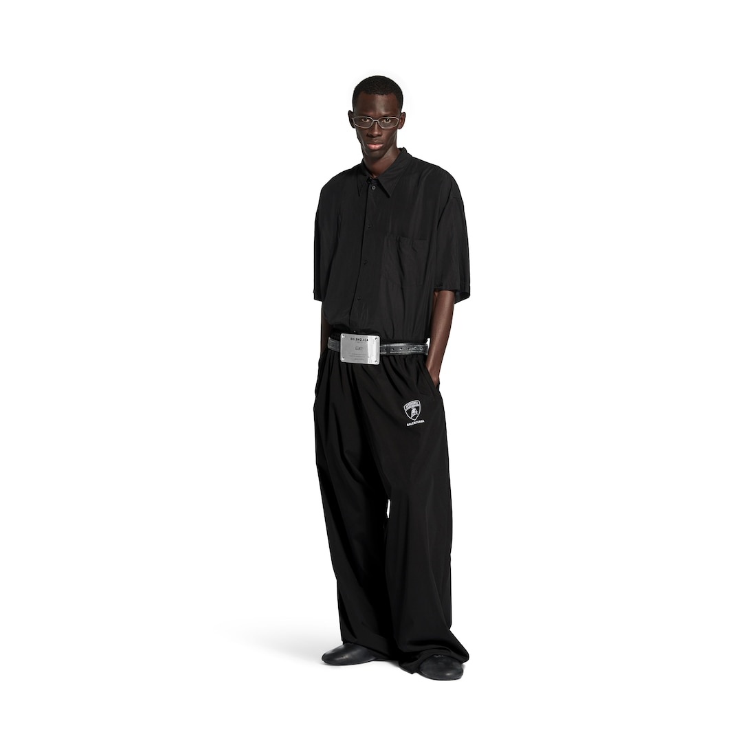 Men's Balenciaga I Automobili Lamborghini Tracksuit Pants in Black - 2