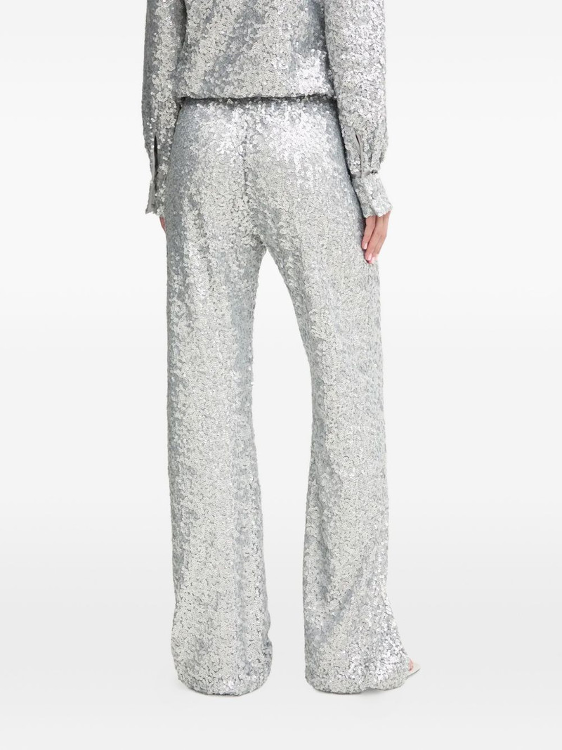 sequin-embellished trousers 4