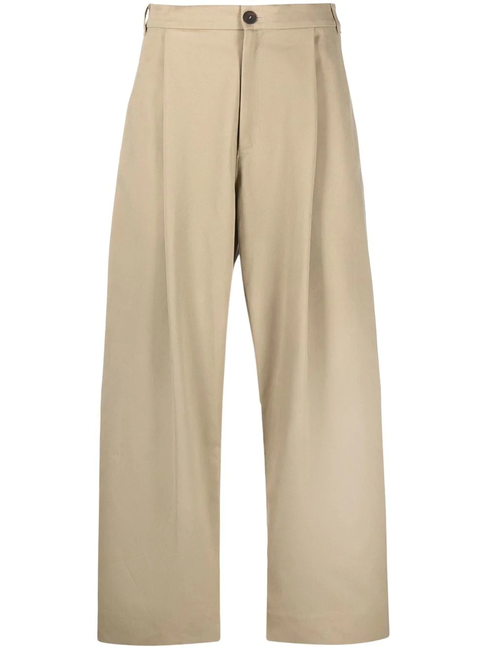 wide-leg high-waisted trousers - 1