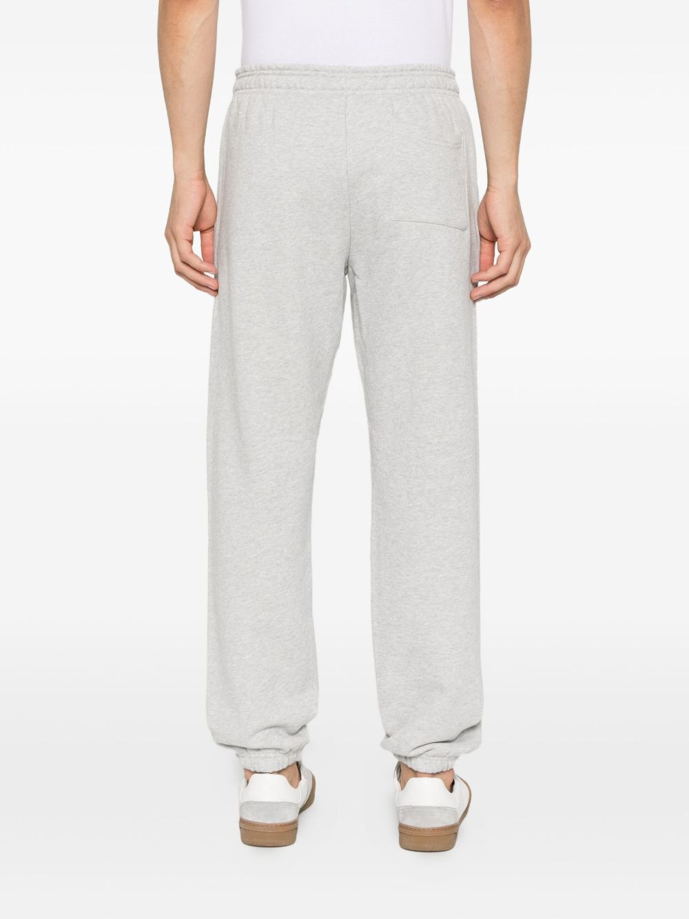 elastic-cuffed cotton sweatpants - 4
