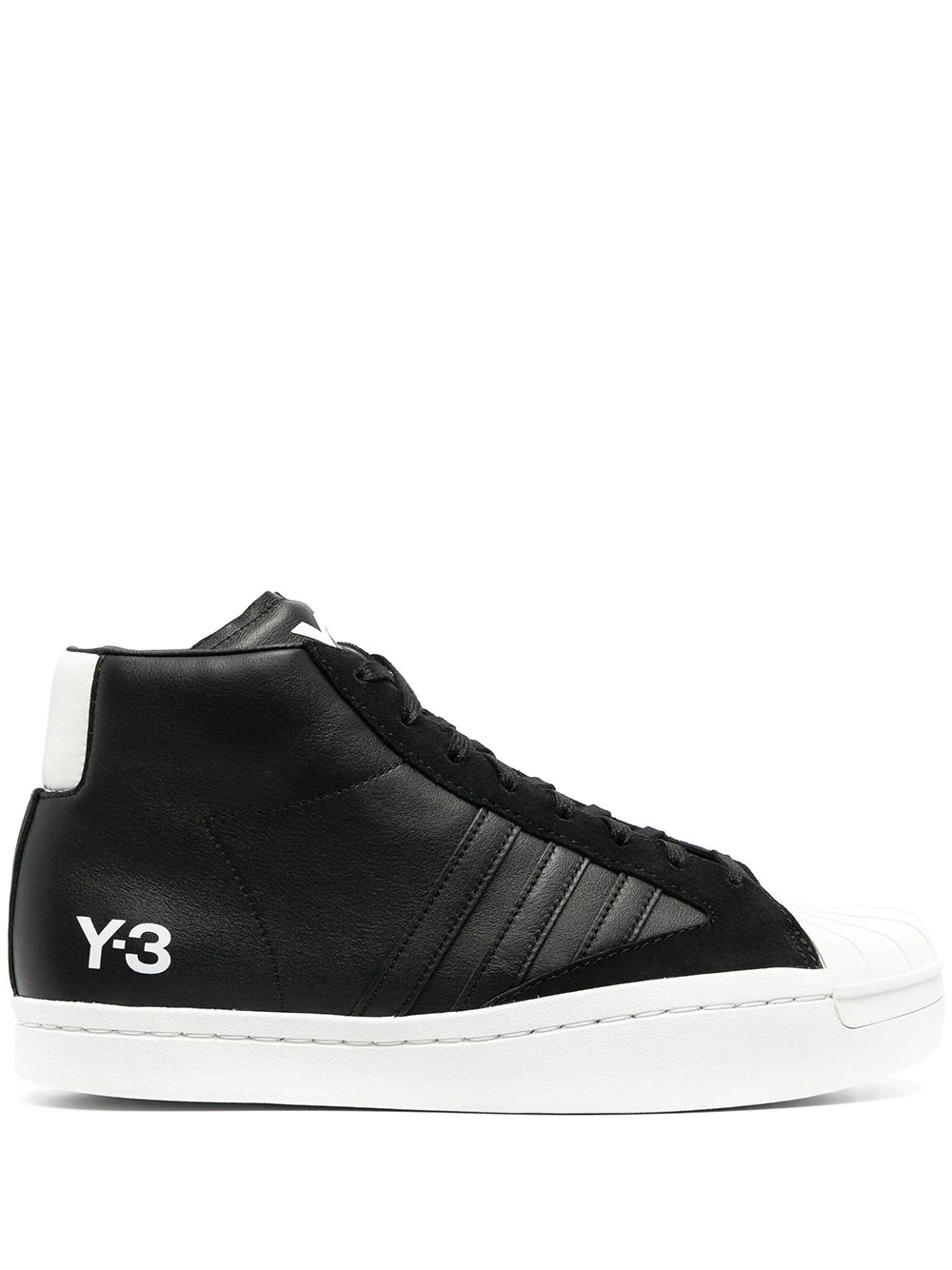 Yohji Pro high-top leather sneakers - 1