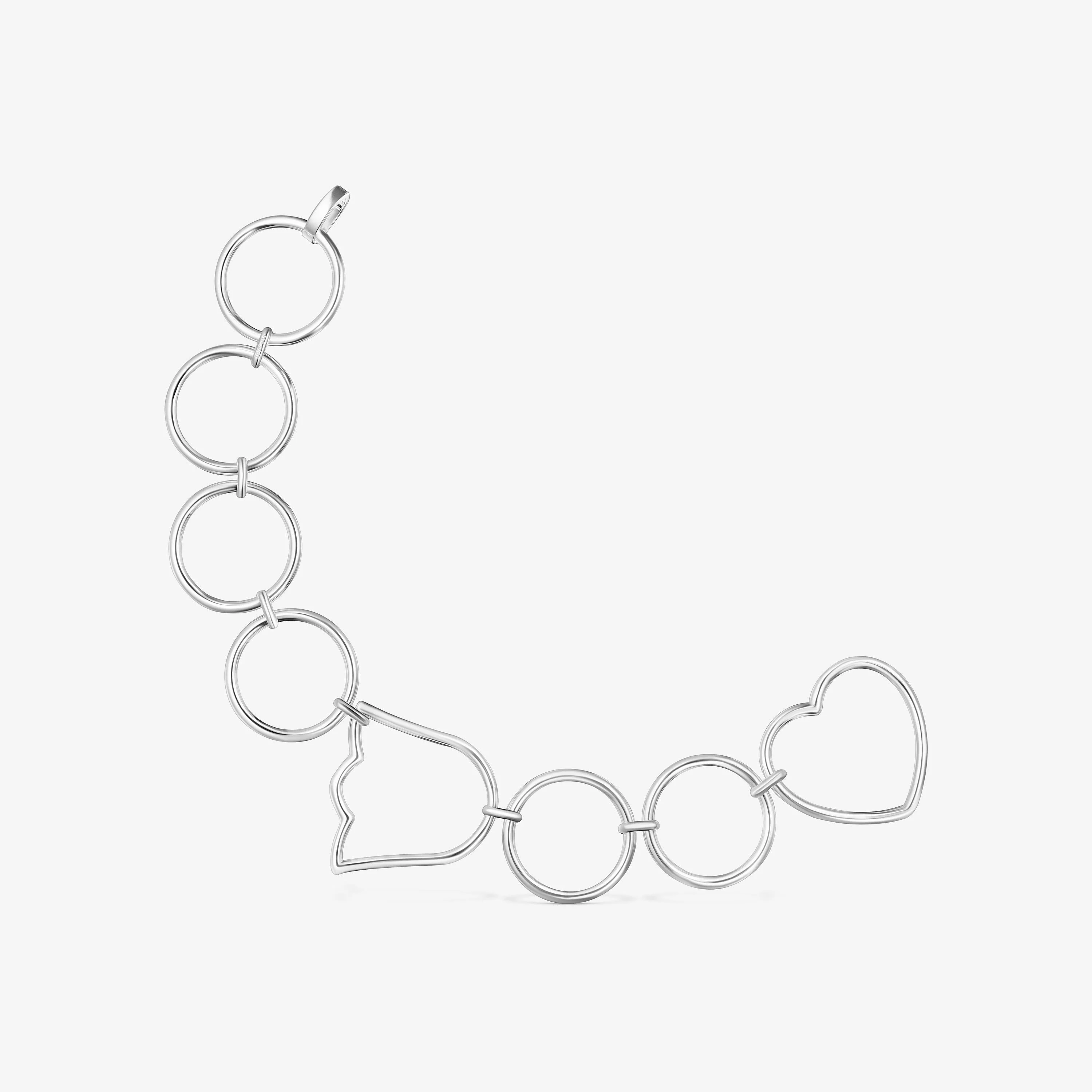 Silver Chain bracelet with motifs TOUS Straight - 1