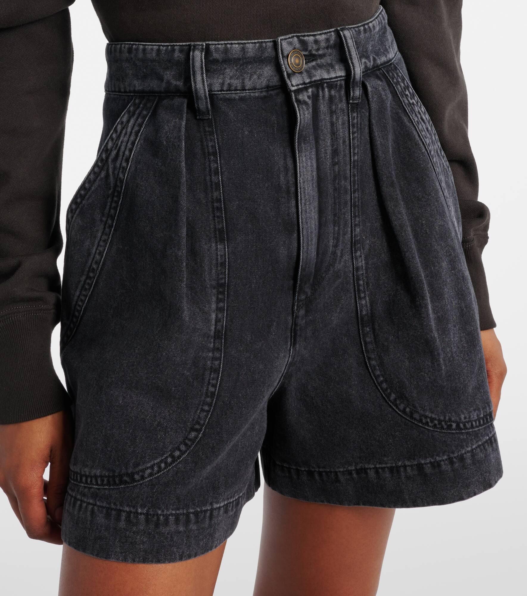 Denim shorts - 4
