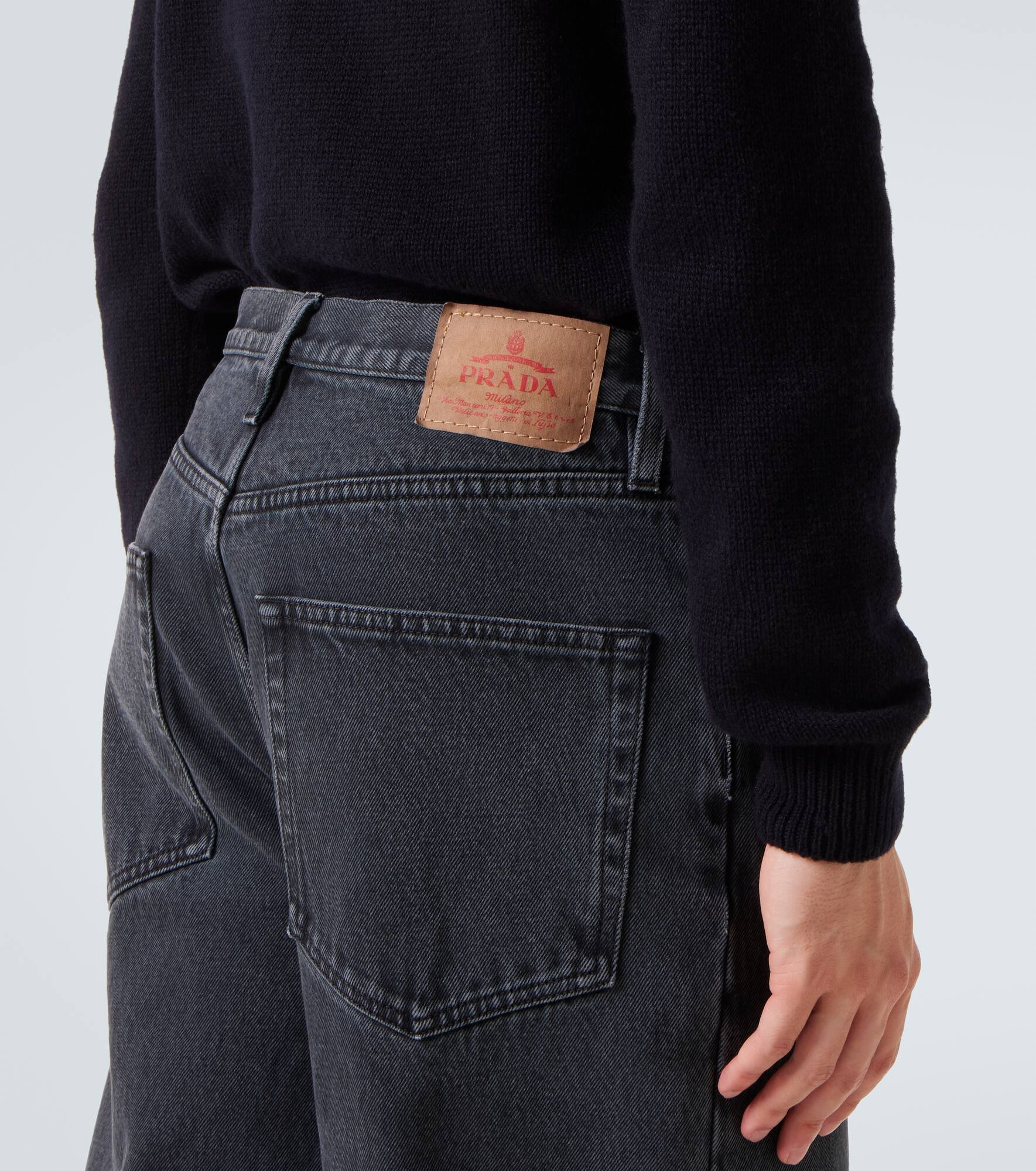 High-rise wide-leg jeans - 5